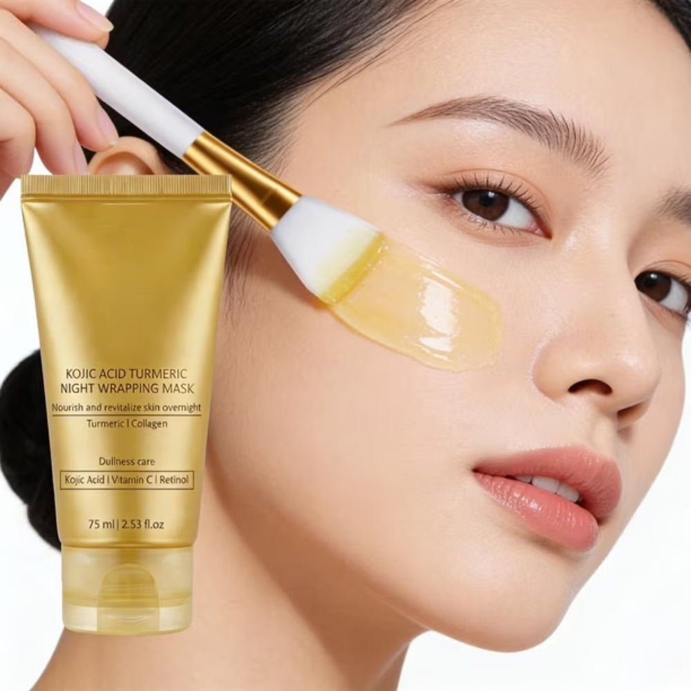 Maschera al Collagene con Acido Kojico e Curcuma